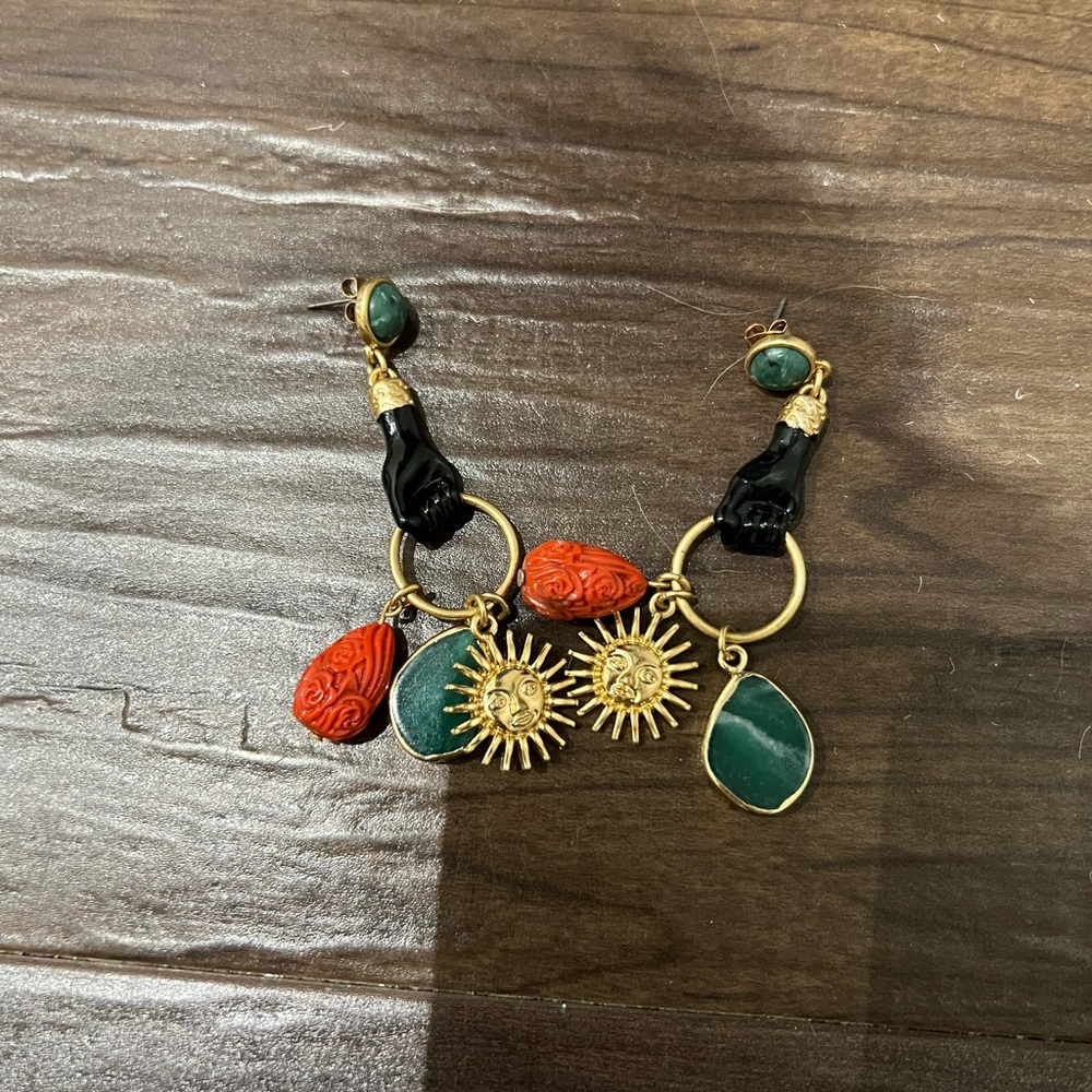 Zara funky statement earrings